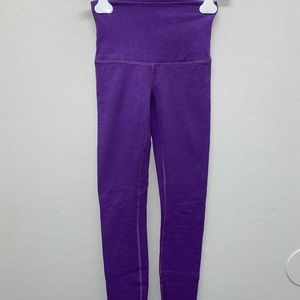 Purple High Rise Wunder Under Lululemon Leggings